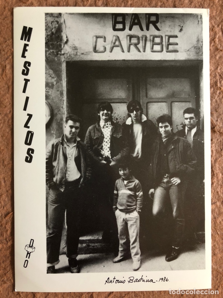 Fotos de cantantes: MESTIZOS. FOTOGRAF&Iacute;A PROMOCIONAL DISCOGR&Aacute;FICA DRO (1986).