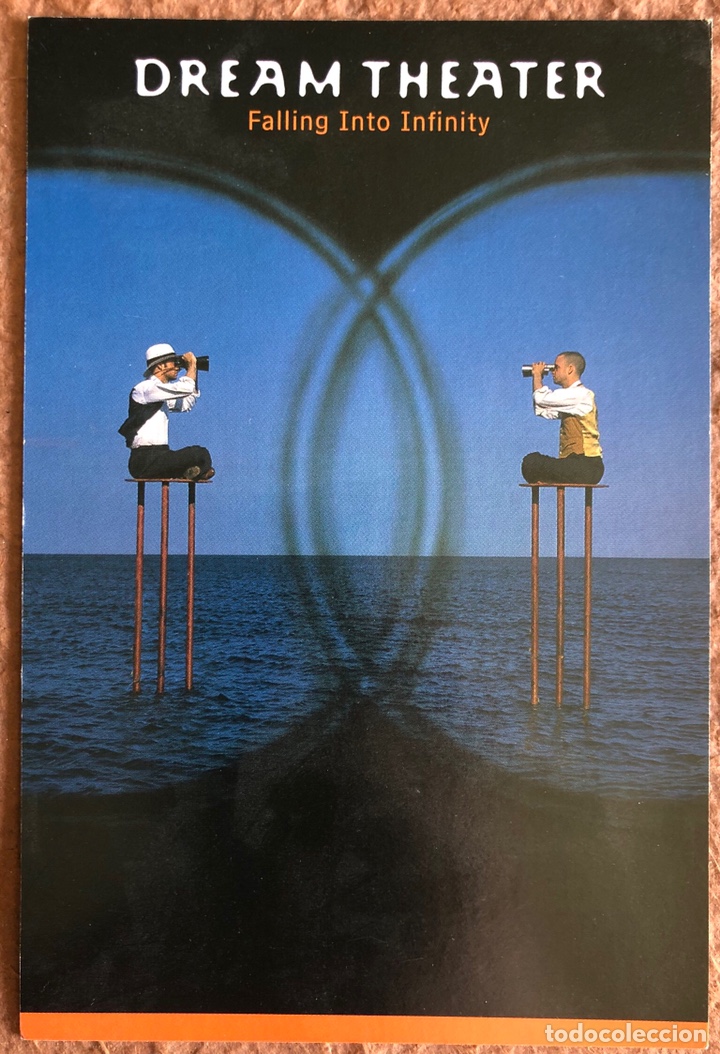 Photos de Chanteurs et Chanteuses: DREAM THEATER &ldquo;FALLING INTO INFINITY&rdquo; (1997). POSTAL SIN CIRCULAR PROMOCIONAL DEL &Aacute;LBUM