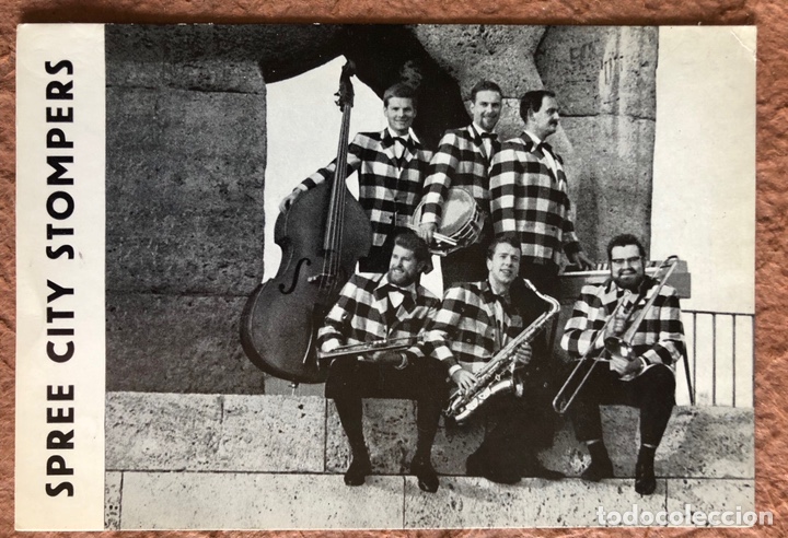 Fotos von Musikern: SPREE CITY STOMPERS. POSTAL PROMOCIONAL DE LA BANDA.