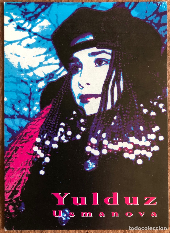 Fotos de cantantes: YULDUZ USMANOVA &ldquo;BINAFSCHA&rdquo; (1997). POSTAL SIN CIRCULAR PROMOCIONAL DEL &Aacute;LBUM (BMG).
