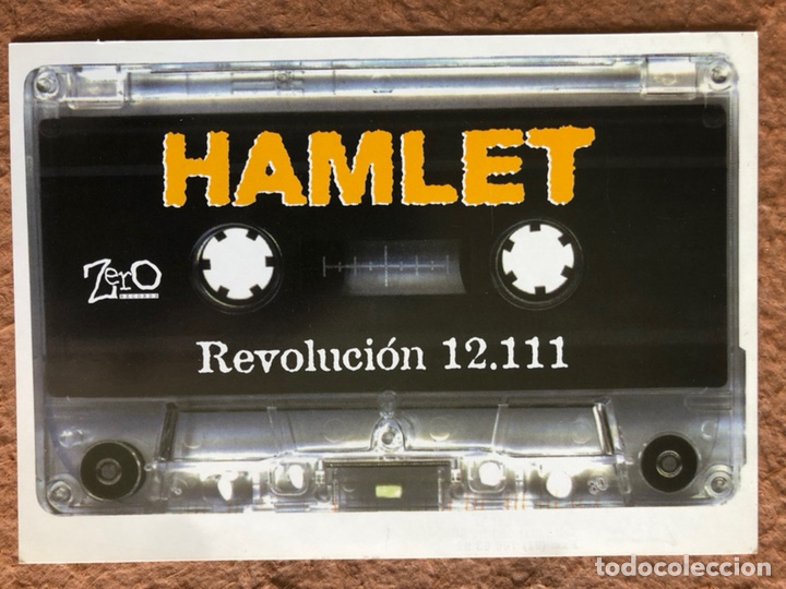 Photos de Chanteurs et Chanteuses: HAMLET &ldquo;REVOLUCI&Oacute;N 12.111 (1996). POSTAL SIN CIRCULAR PROMOCIONAL DEL &Aacute;LBUM.