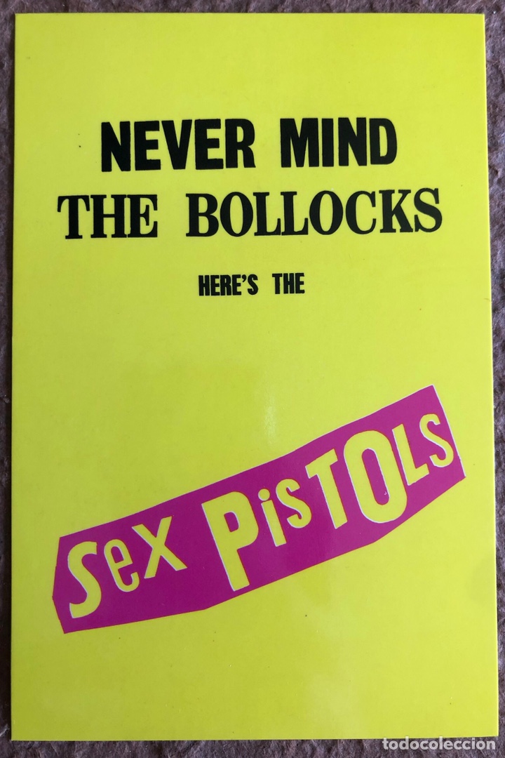 Fotos de cantantes: SEX PISTOLS &ldquo;NEVER MIND THE BOLLOCKS&rdquo;. POSTAL SIN CIRCULAR.