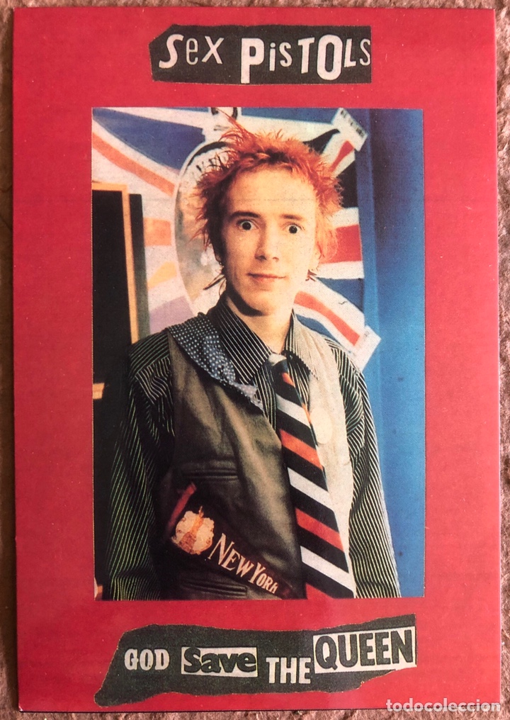 Fotos de cantantes: SEX PISTOLS (JOHNNY ROTTEN) &ldquo;GOD SAVE THE QUEEN&rdquo;. POSTAL SIN CIRCULAR.