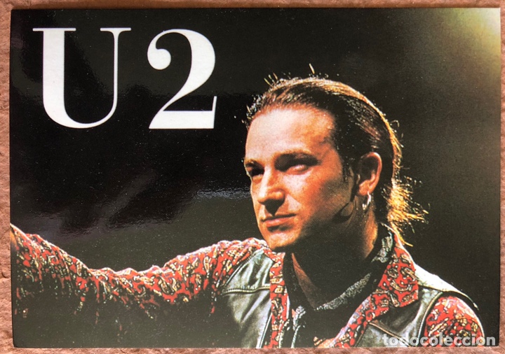 Fotos de Cantantes: BONO (U2). POSTAL SIN CIRCULAR DE LOS A&Ntilde;OS 80.