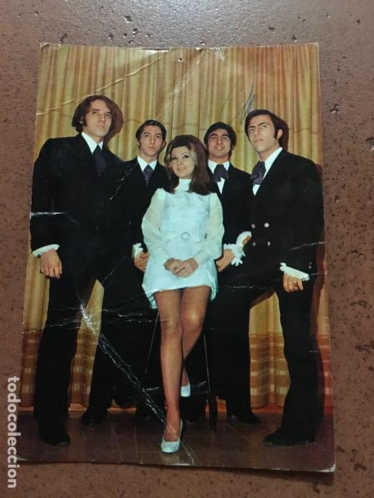 Photos of Singers: GRUPO MUSICAL LA LLAVE. ANTIGUA POSTAL. Escrita