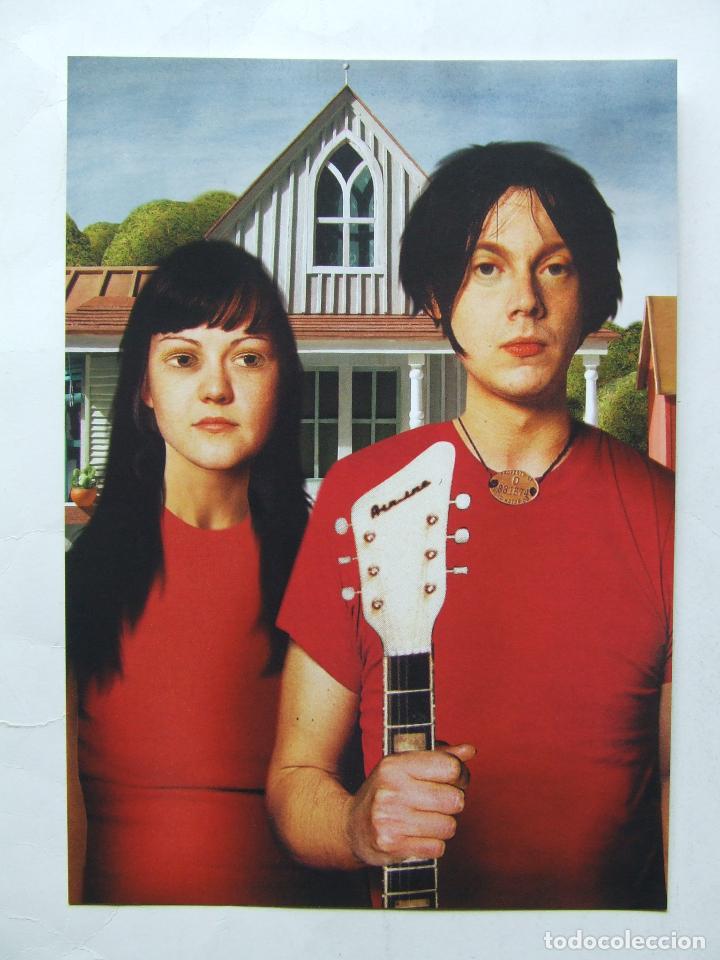 Photos of Singers: POSTAL GRANDE DIBUJO THE WHITE STRIPES DE JONATHAN BURTON