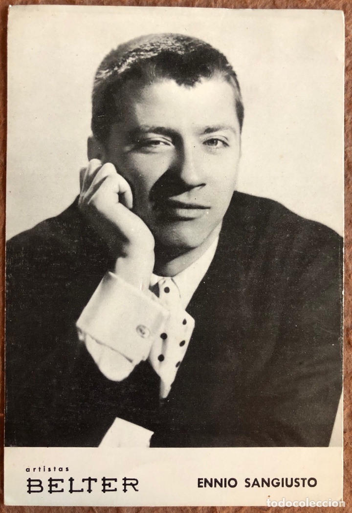Fotos de cantantes: ENNIO SANGIUSTO. FOTOGRAF&Iacute;A PROMOCIONAL DISCOGR&Aacute;FICA ARTISTAS BELTER.