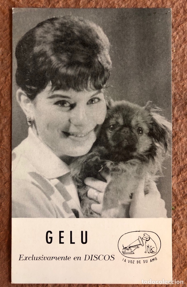 Photos of Singers: GELU. FOTOGRAF&Iacute;A PROMOCIONAL DISCOGR&Aacute;FICA LA VOZ DE SU AMO (1963).