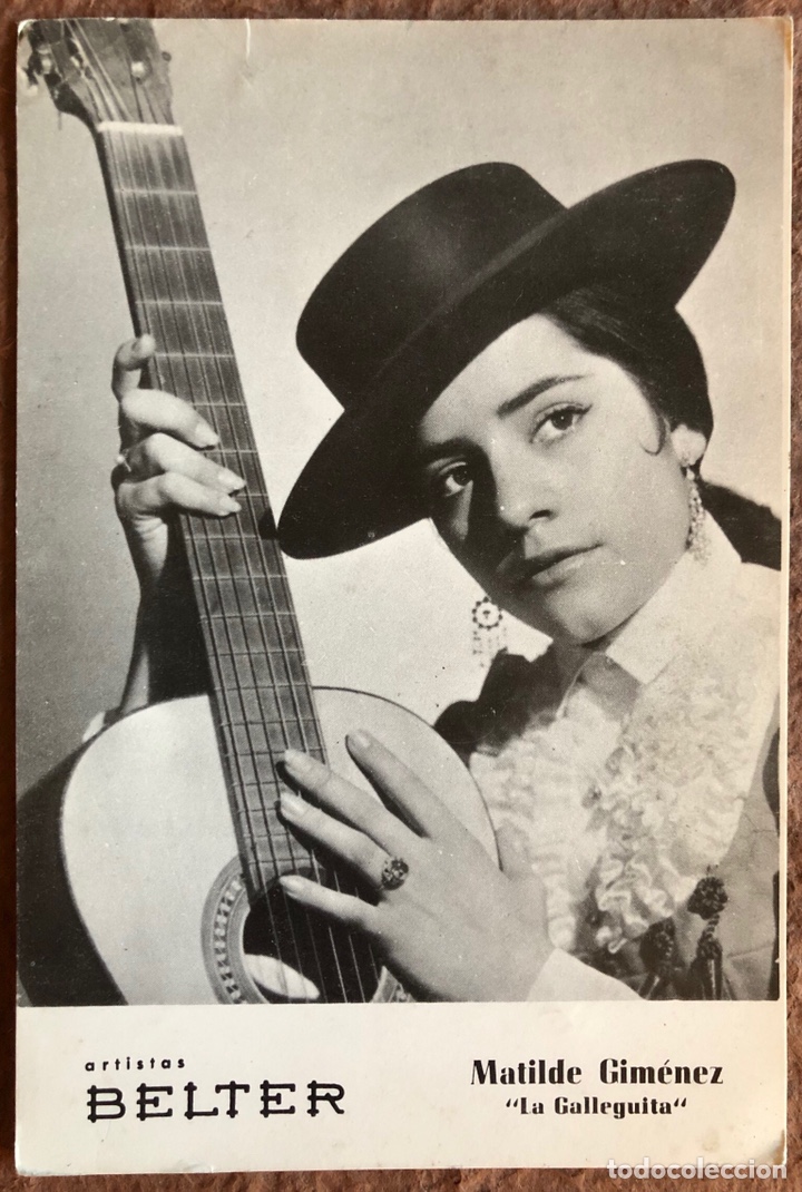 Photos de Chanteurs et Chanteuses: MATILDE GIM&Eacute;NEZ &ldquo;LA GALLEGUITA &ldquo;. FOTOGRAF&Iacute;A PROMOCIONAL ARTISTAS BELTER