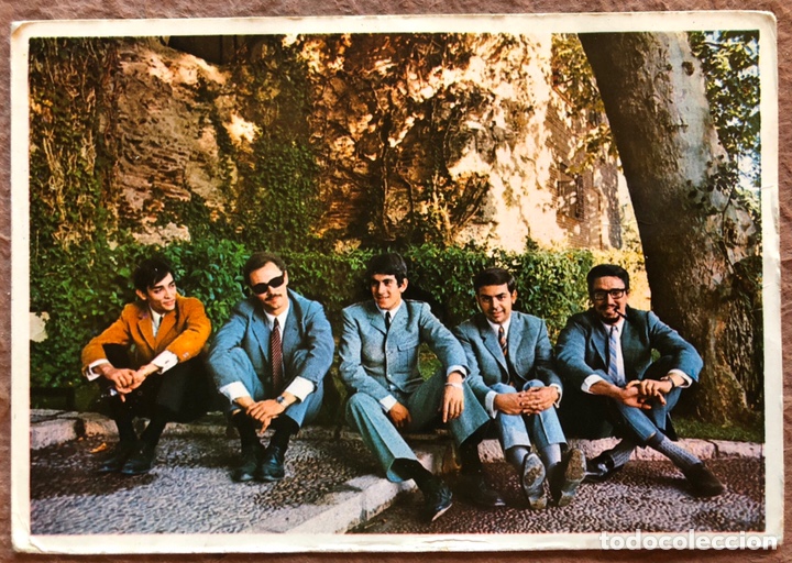 Photos of Singers: LOS REL&Aacute;MPAGOS. POSTAL SIN CIRCULAR RECUADRO BLANCO N&deg; 544 (1968).