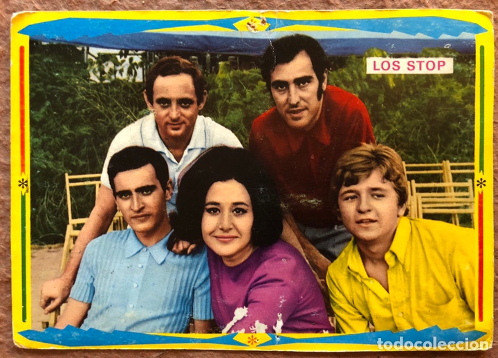 Fotos de Cantores: LOS STOP. POSTAL SIN CIRCULAR VIKINGO N&deg; 576 (1968).