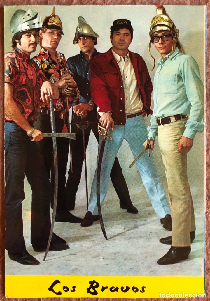 Photos of Singers: LOS BRAVOS. POSTAL SIN CIRCULAR BERGAS N&deg; 732.