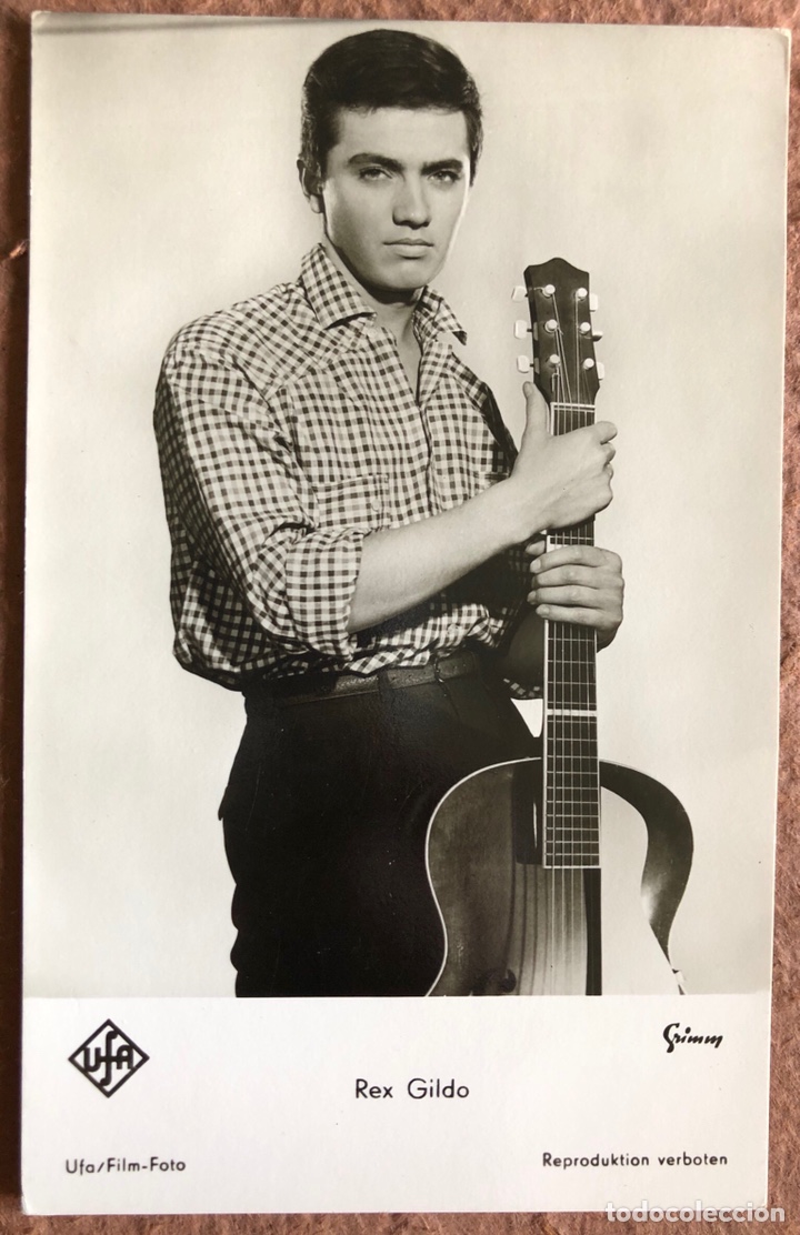 Foto di Cantanti: REX GILDO. POSTAL SIN CIRCULAR UFA FK 5045.
