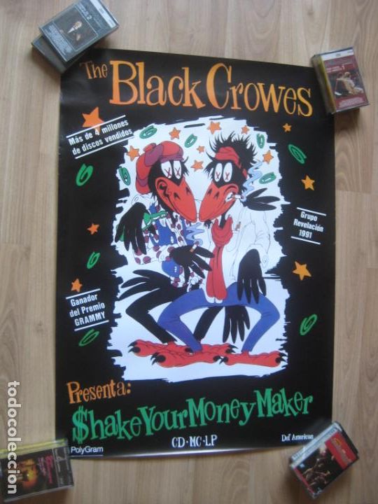 Fotos von Musikern: BLACK CROWES CARTEL POSTER OFICIAL DE COMPA&Ntilde;IA - 68 X 50 CMS - NUEVO - HARD ROCK SOUTHERN ROCK
