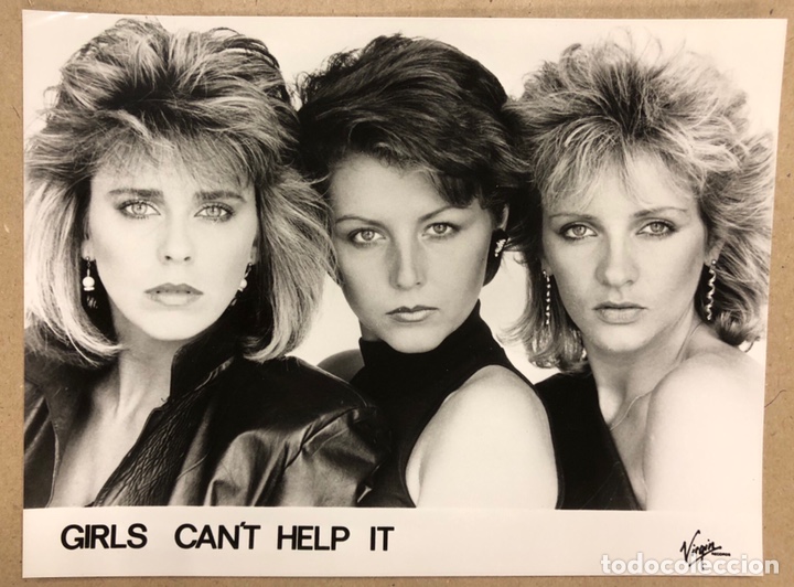 Fotos von Musikern: GIRLS CANT HELP YOU. FOTOGRAF&Iacute;A ORIGINAL PROMOCIONAL DISCOGR&Aacute;FICA VIRGIN. A&Ntilde;OS 80.
