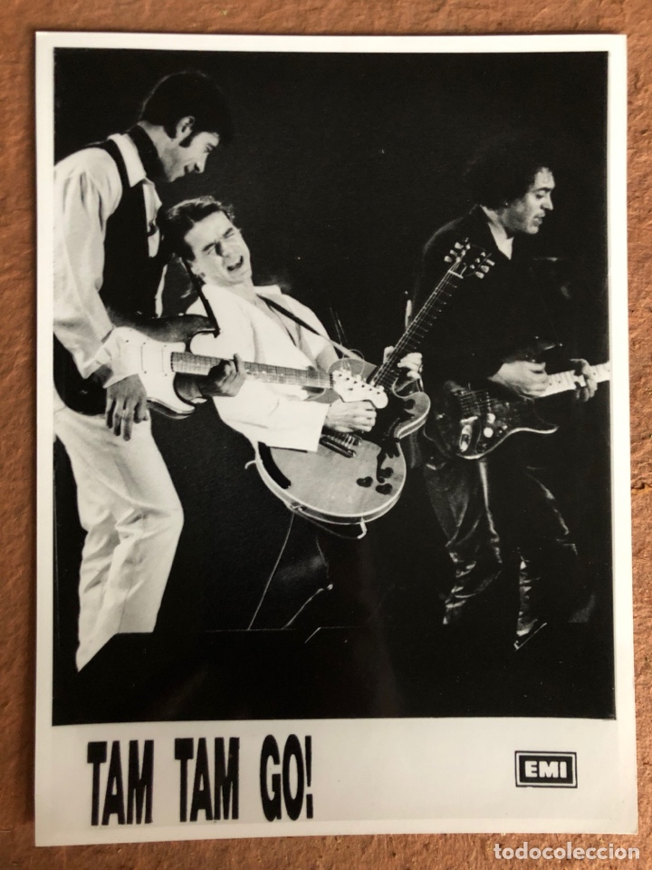 Fotos de Cantantes: TAM TAM GO! FOTOGRAF&Iacute;A ORIGINAL PROMOCIONAL DISCOGR&Aacute;FICA EMI (FINALES A&Ntilde;OS 80).
