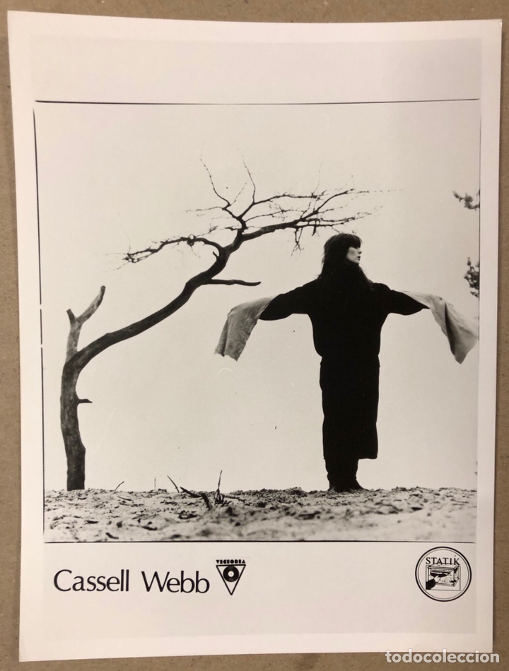 Fotos von Musikern: CASSELL WEBB. FOTOGRAF&Iacute;A ORIGINAL PROMOCIONAL DISCOGR&Aacute;FICA STATIK (A&Ntilde;OS 80).