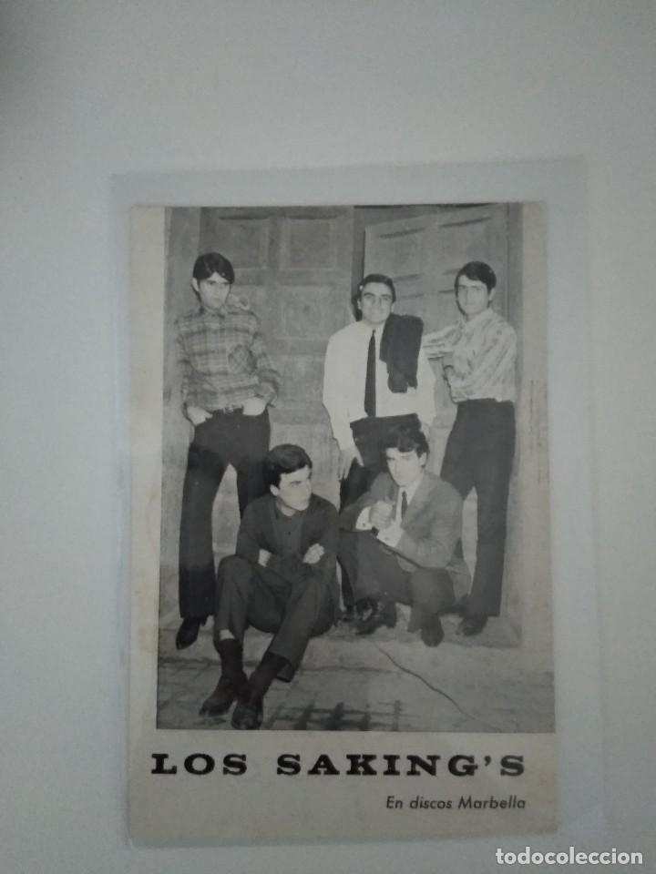 Photos of Singers: LOS SAKING'S POSTAL PROMOCIONAL DISCOS MARBELLA