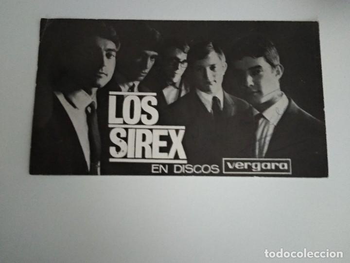 Photos of Singers: LOS SIREX POSTAL PROMOCIONAL VERGARA FIRMADO