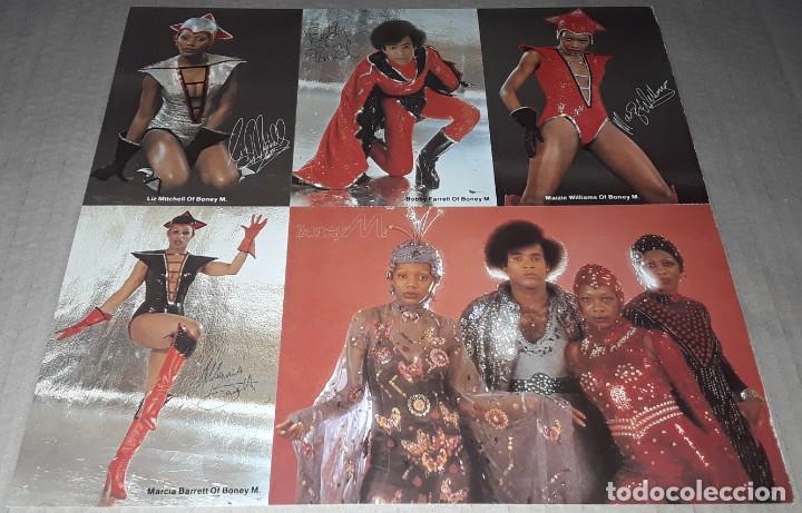 Fotos de cantantes: BONEY M. 5 DIFERENTE CARTAS POSTALES PROMOCIONAL ORIGINAL EDICION DE ALEMANIA COMPLETO