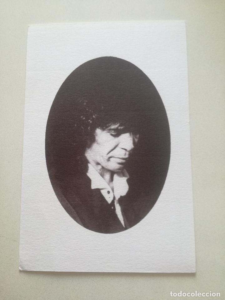 Fotos de Cantantes: CAMARON DE LA ISLA // POSTAL MUESTRA FOTOGRAFICA SON DE FLAMENCO Y JAZZ 1990 // LA CARBONERIA