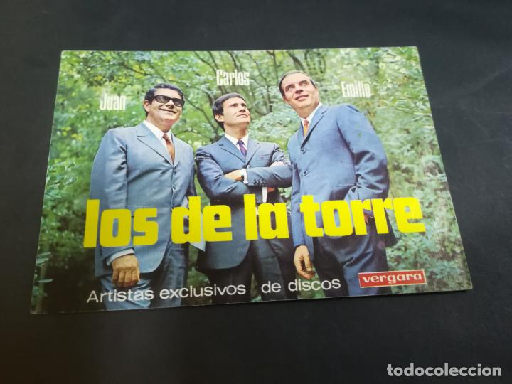 Fotos de cantantes: TARJETA DE PRESENTACION. IMAGEN DEL GRUPO MUSICAL LOS DE LA TORRE. FIRMA