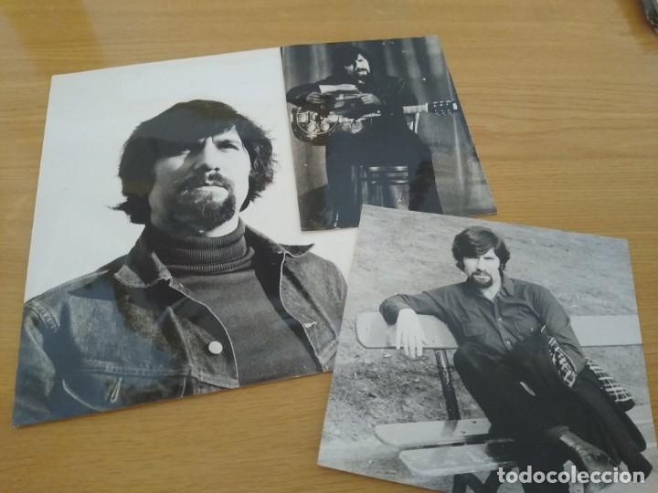 Photos de Chanteurs et Chanteuses: GIAN FRANCO PAGLIARO LOTE DE 3 FOTOS ORIGINALES DECADA DEL 70