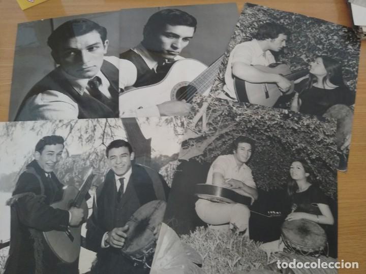 Photos de Chanteurs et Chanteuses: HERMANOS BERBEL -MARITE Y HUGO BERBEL -LOTE DE 5 FOTOS FOLKLORE ARGENTINO