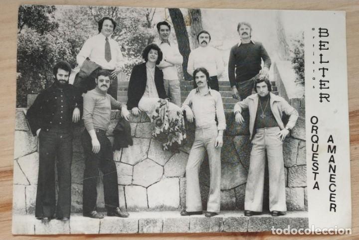 Photos of Singers: POSTAL ORQUESTA AMANECER. ARTISTAS BELTER.