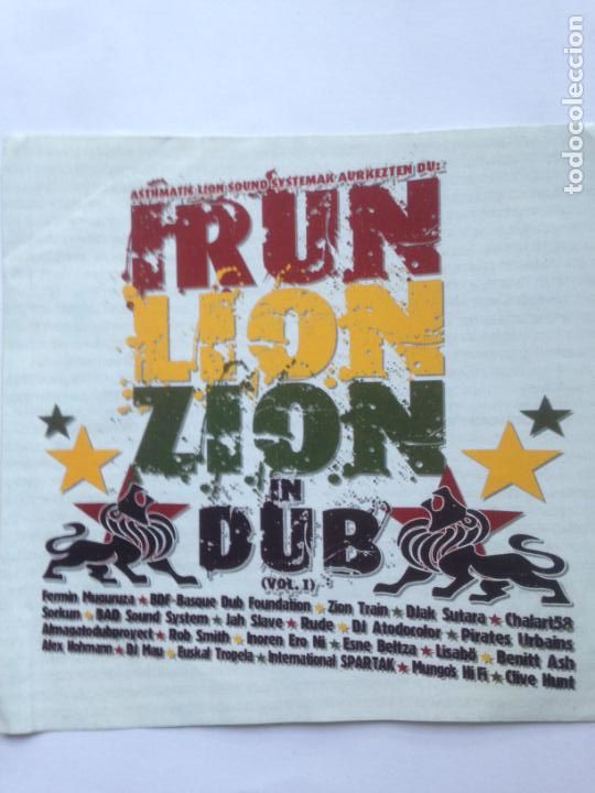Photos of Singers: PEGATINA IRUN LION ZION IN DUB VOL 1 STICKER 12X12 CMS