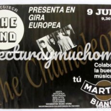 Fotos de Cantantes: THE CHAMELEONS. CARTEL ORIGINAL HISTÓRICO CONCIERTO SALA THE END (VITORIA) EN 1986.. Lote 212431795
