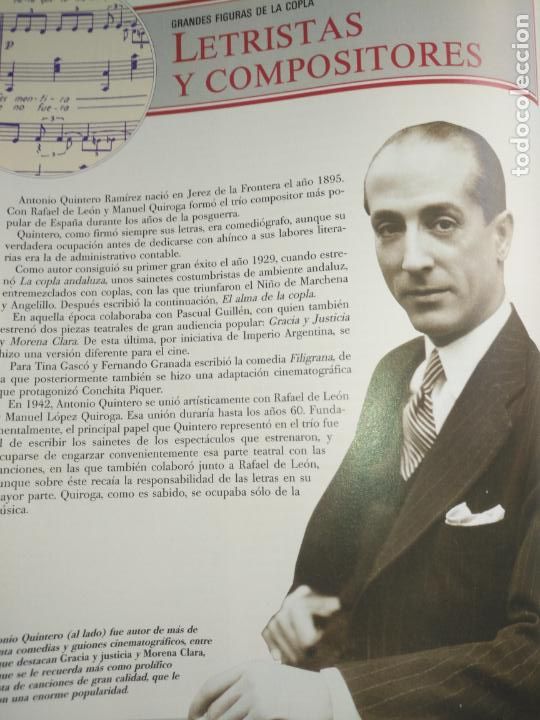 Fotos de Cantores: HOJA PUBLICACION CANTANTE - CLIPPING - ANTONIO QUINTERO RAMIRO
