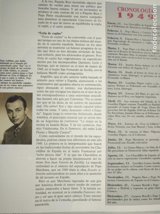 Fotos de Cantores: HOJA PUBLICACION CANTANTE - CLIPPING -TONY LEBLANC