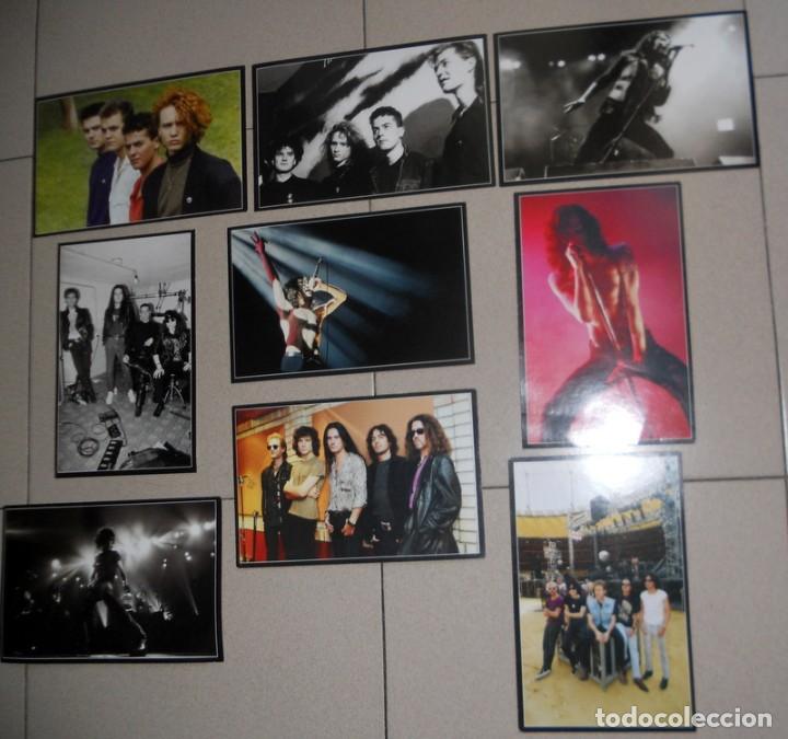 Fotos de Cantantes: COLECCION COMPLETA 9 POSTALES CARTULINAS H&Eacute;ROES DEL SILENCIO HDS BUNBURY TOUR 2007 HERALDO ZARAGOZA