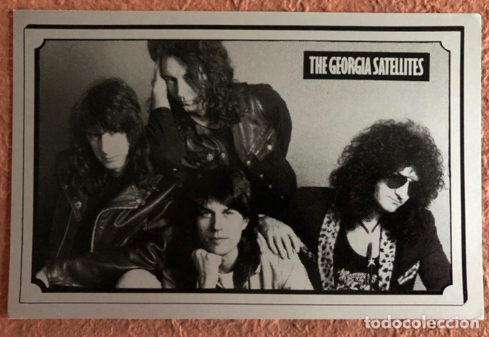 Fotos de cantantes: THE GEORGIA SATELLITES, HIPPY HIPPY SHAKE (1988). POSTAL SIN CIRCULAR PROMOCIONAL. 14 x 21,5 cms.
