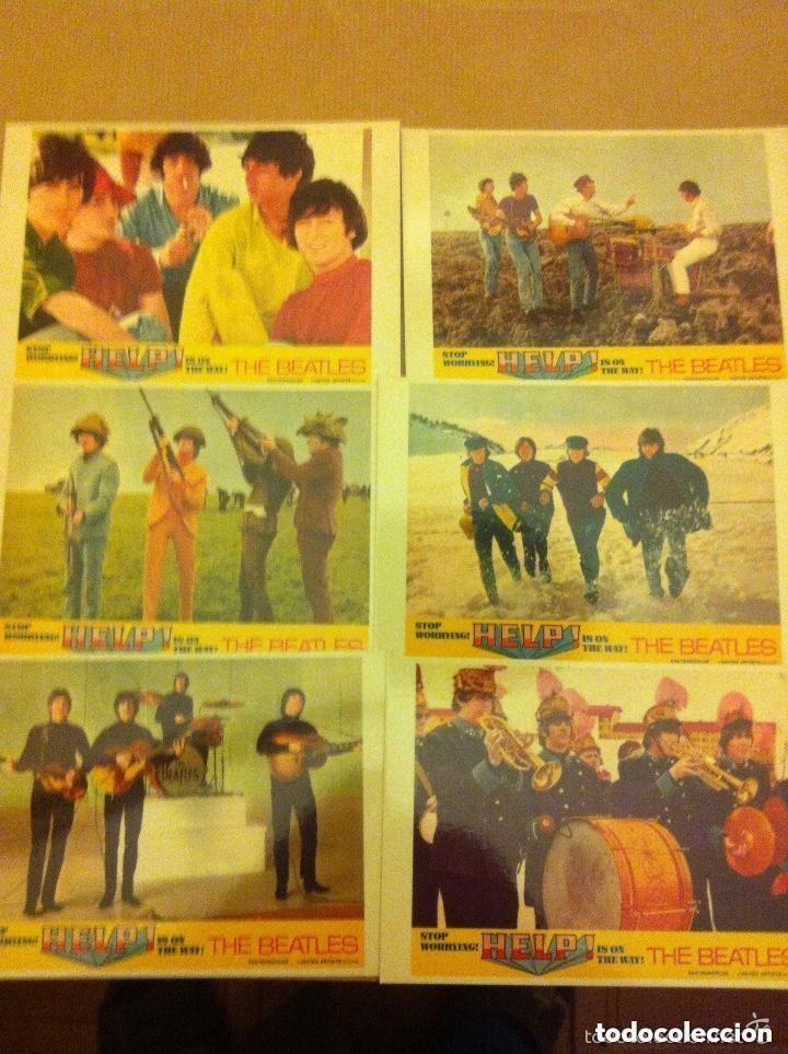 Fotos de cantantes: beatles- 6 postales HELP - Foto 1