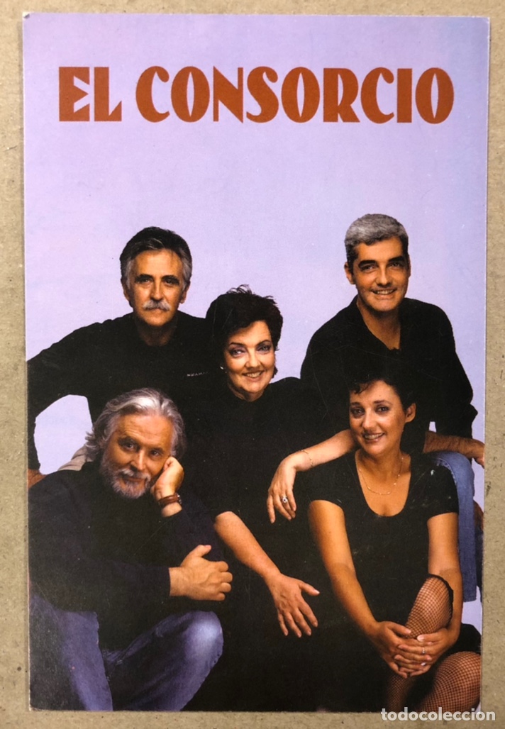 Photos de Chanteurs et Chanteuses: EL CONSORCIO &ldquo;PETICIONES DEL OYENTE&rdquo; (1995). TARJETA PROMOCIONAL HISPAVOX.