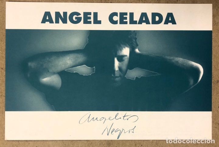 Fotos de cantantes: &Aacute;NGEL CELADA &ldquo;ANGELITOS NEGROS&rdquo; (1995). POSTAL SIN CIRCULAR PROMOCIONAL.