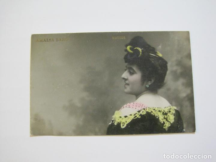 Fotos de cantantes: AMALIA BARO-MATEOS-FOTOGRAFICA-POSTAL ANTIGUA-(75.676)