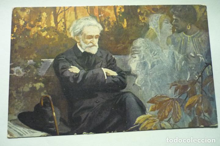 Fotos de cantantes: POSTAL EXTRANJERA MUSICO VERDI