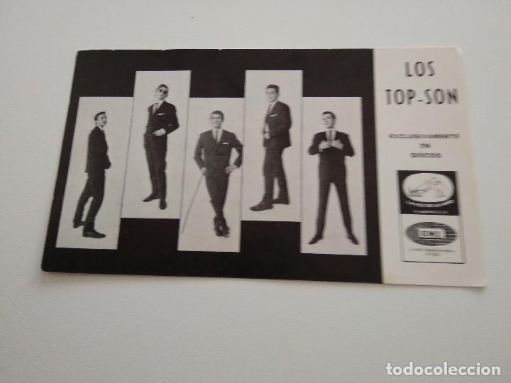 Photos of Singers: LOS TOP SON POSTAL DISCOGRAFICA PROMOCIONAL SELLO LA VOZ DE SU AMO EMI