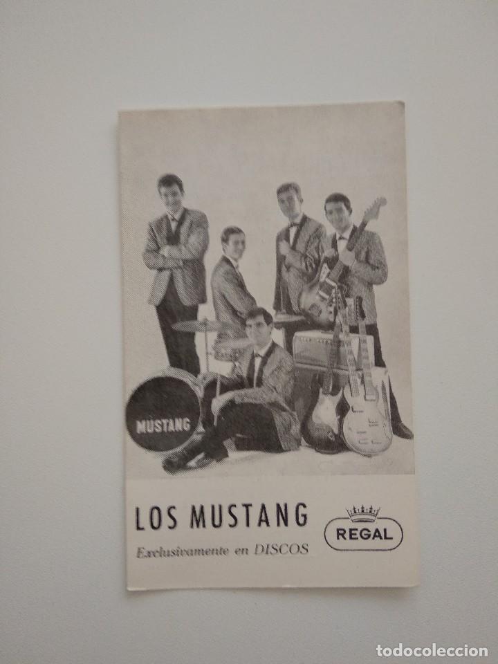 Photos of Singers: LOS MUSTANG POSTAL DISCOGRAFICA PROMOCIONAL SELLO REGAL