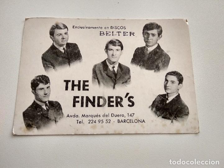 Photos of Singers: LOS FINDER'S POSTAL DISCOGRAFICA PROMOCIONAL SELLO BELTER
