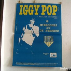 Fotos de Cantantes: IGGY POP CARTEL ORIGINAL MADRID 1991 GIRA TOUR 120X87