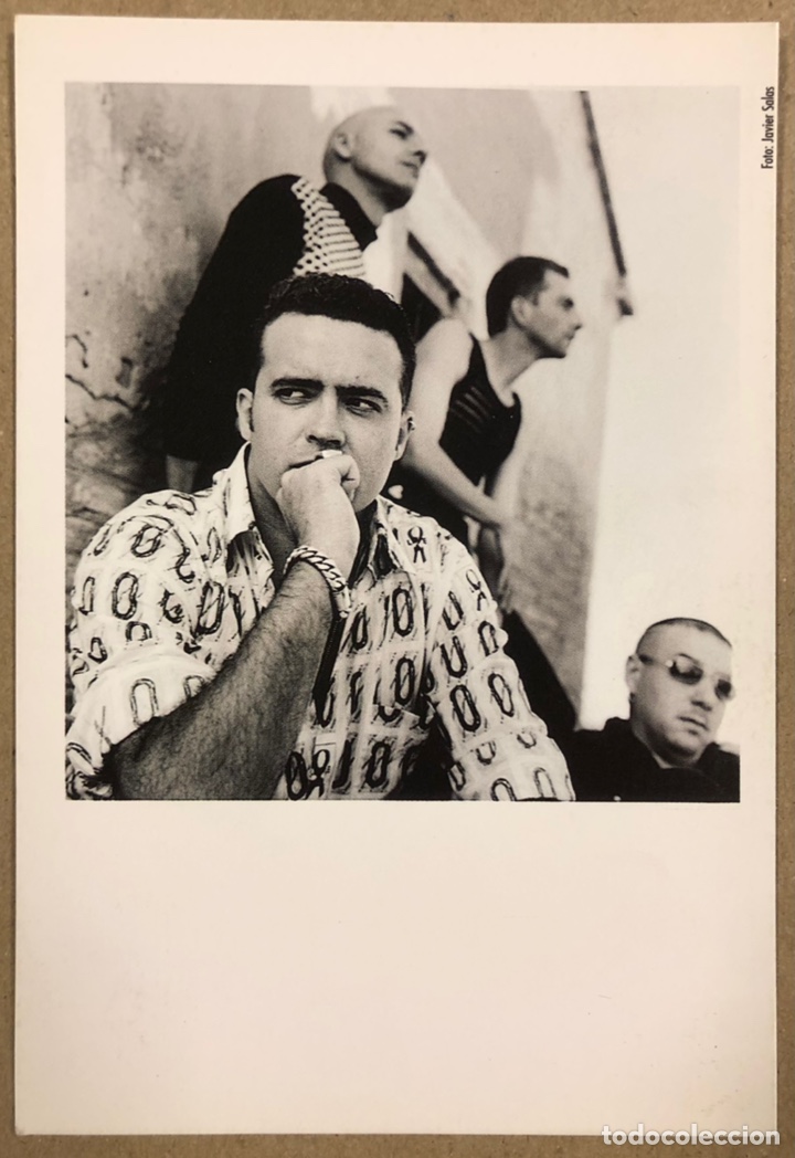 Fotos de Cantantes: SEGURIDAD SOCIAL &ldquo;EN LA BOCA DEL VOLC&Aacute;N&rdquo; (GASA, 1989). POSTAL PROMOCIONAL SIN CIRCULAR. JAVIER SALAS