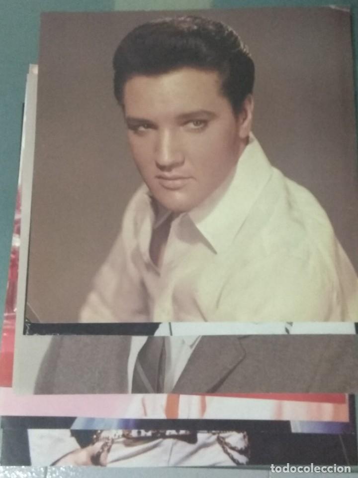 Photos of Singers: LOTE DE 8 LAMINAS DE ELVIS PRESLEY EN COLOR