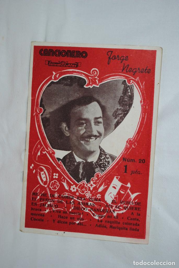 Photos of Singers: CANCIONERO DE JORGE NEGRETE