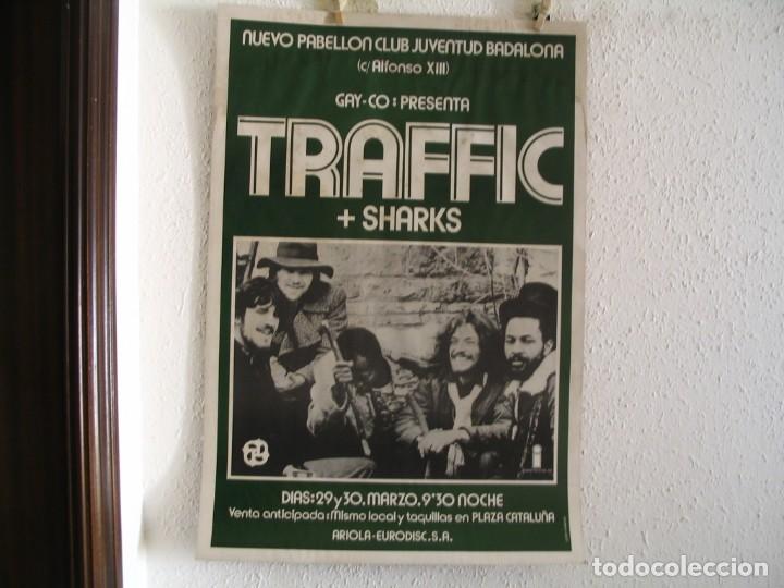 Fotos von Musikern: TRAFFIC CARTEL ORIGINAL BADALONA 1974 GIRA TOUR ARIOLA 77x53