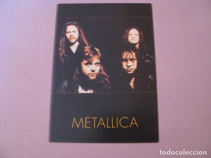 Fotos de Cantantes: POSTAL DE METALLICA. ANABAS 1992.