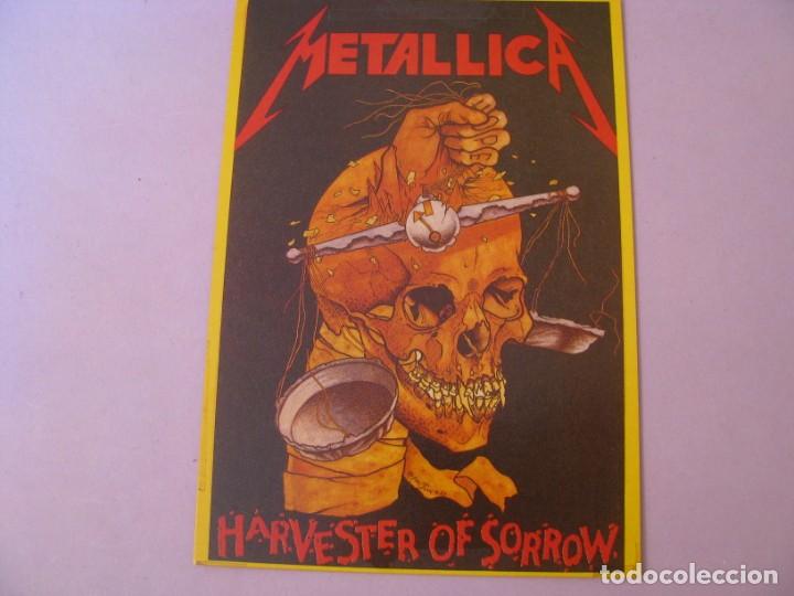 Fotos de Cantantes: POSTAL DE METALLICA. HARVESTER OF SORROW. LE TERME. IMPRESO EN FRANCIA.